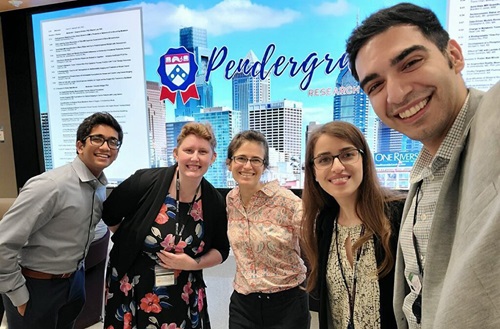 Group photo of our fellows who won two of eight Young Investigator Awards