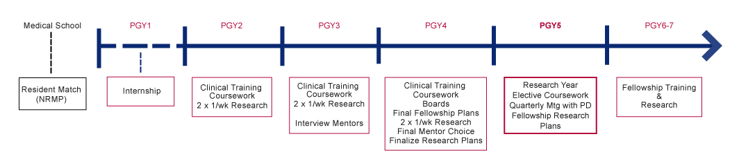 Research track timeline
