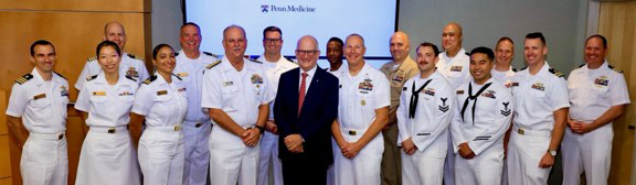 Navy group with Kevin Mahoney
