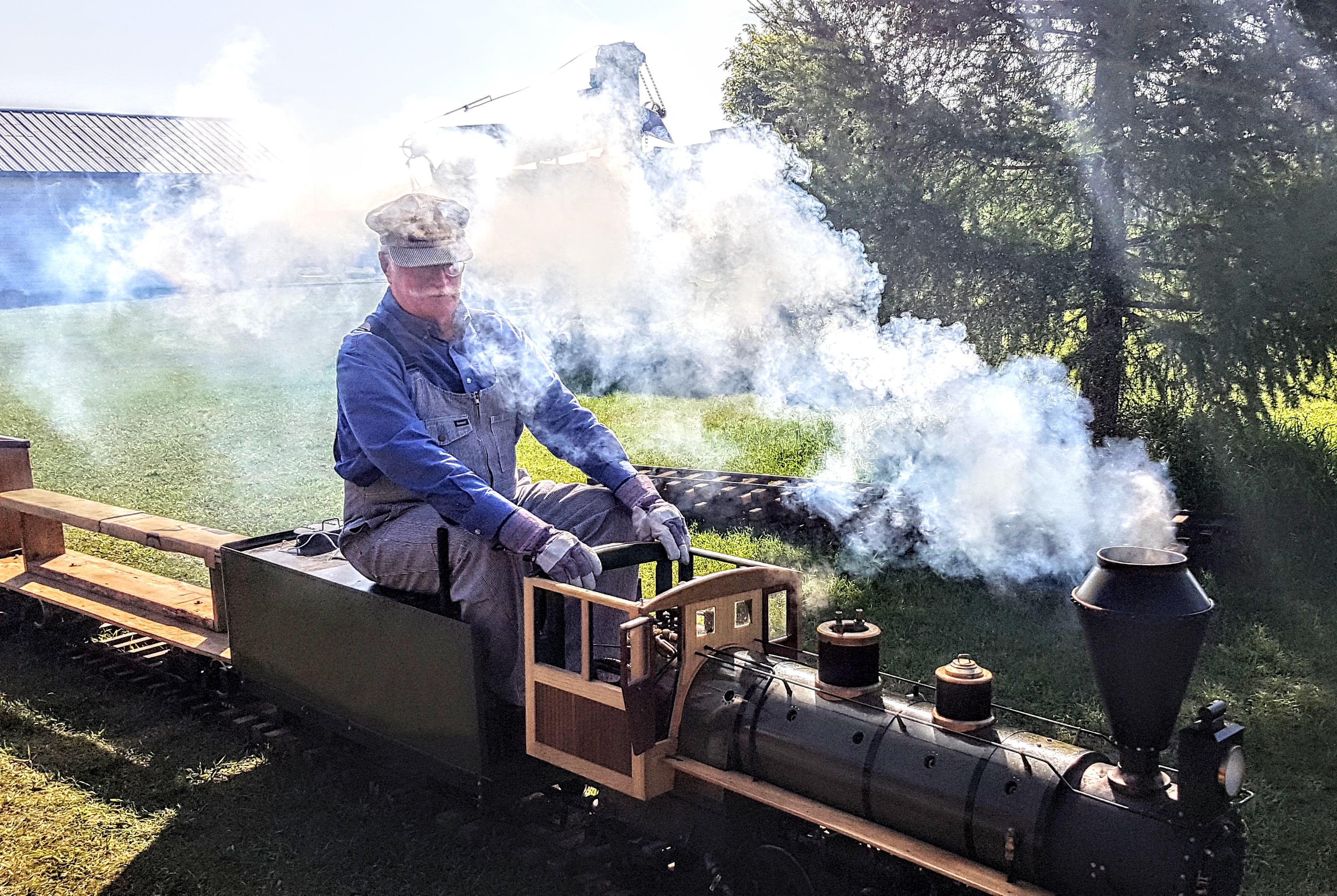 Bill Noble emerit Heritage Interpreter at Wheatland Express