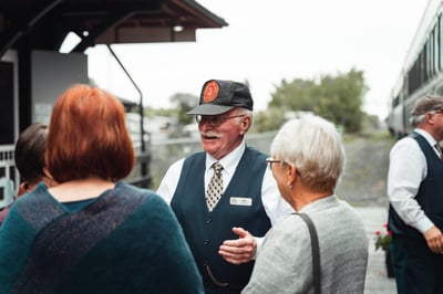 Bill Noble emerit Heritage Interpreter at Wheatland Express