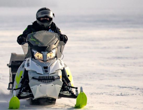 Snowmobiling