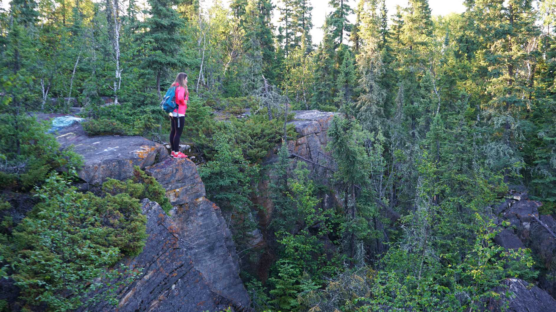 Unexpected Adventure at the Amisk Lake Limestone Crevices
