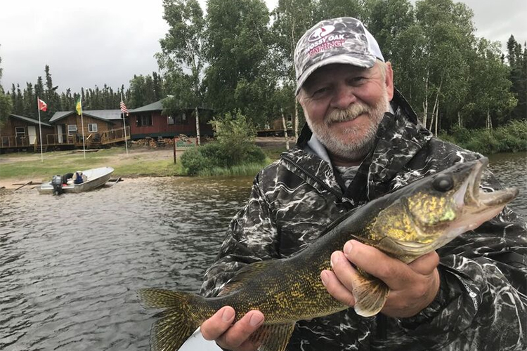 Joe Arterburn walleye Cree Lake Lodge Saskatchewan