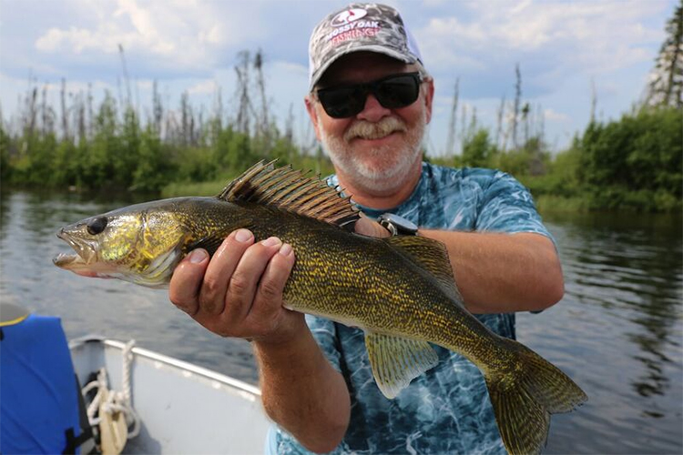 Joe Arterburn walleye Cree Lake Lodge Saskatchewan