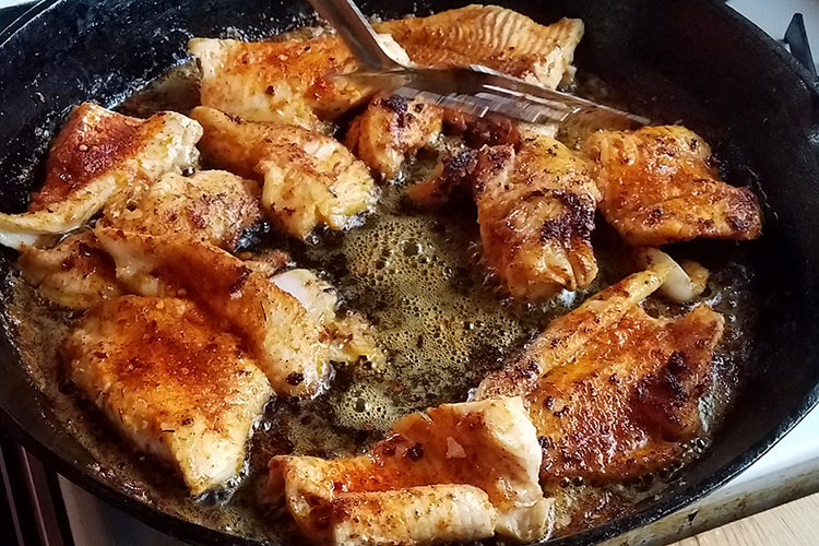 Saskatchewan blackened walleye and pike Luke Clayton