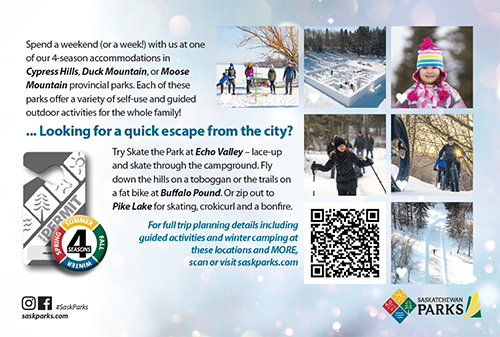 SaskParks Postcard Back