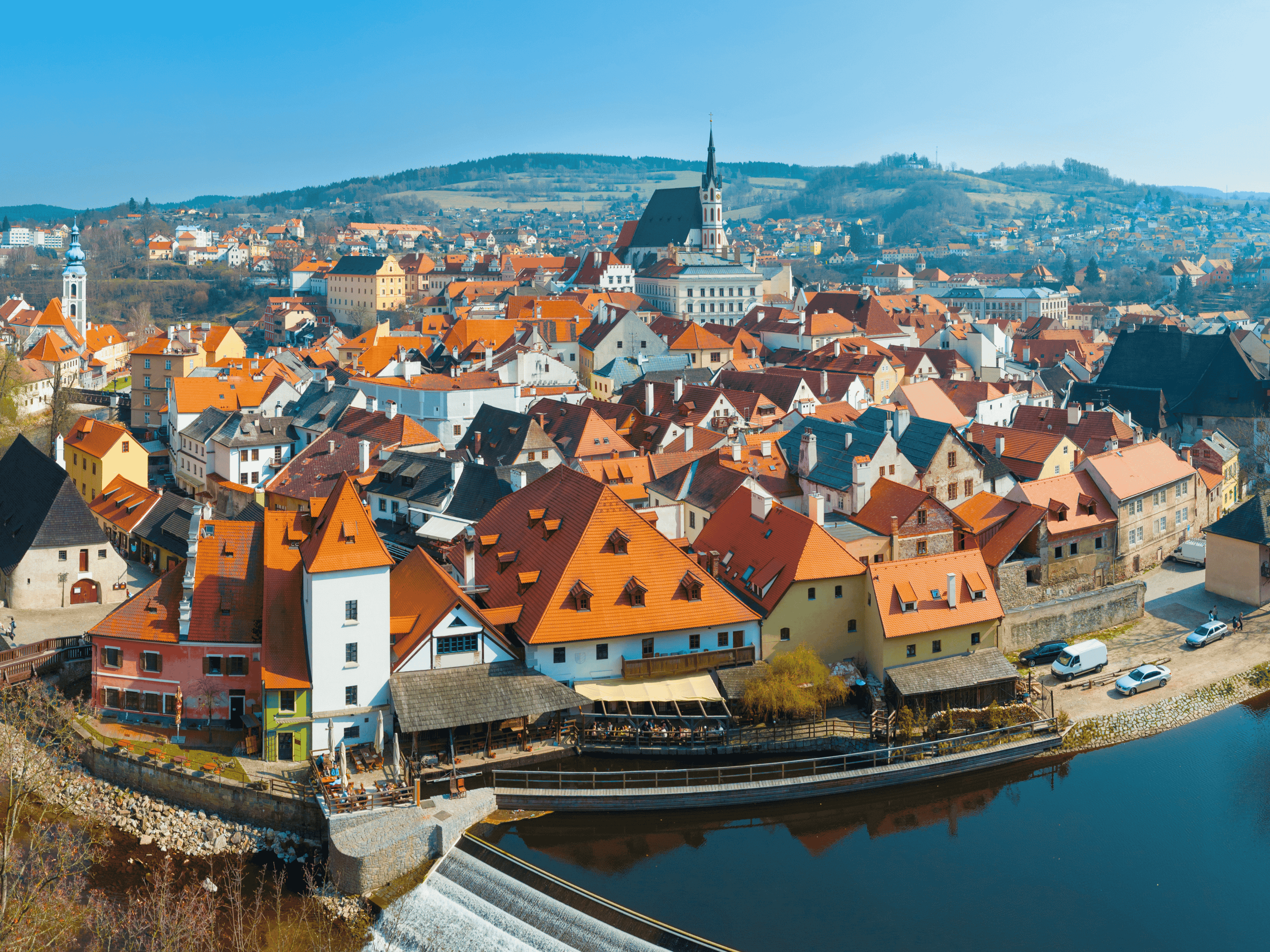 Cesky, Krumlov in the Czech Republic