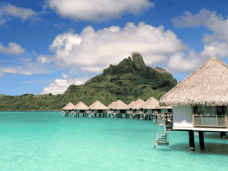 Bora Bora overwater bungalows