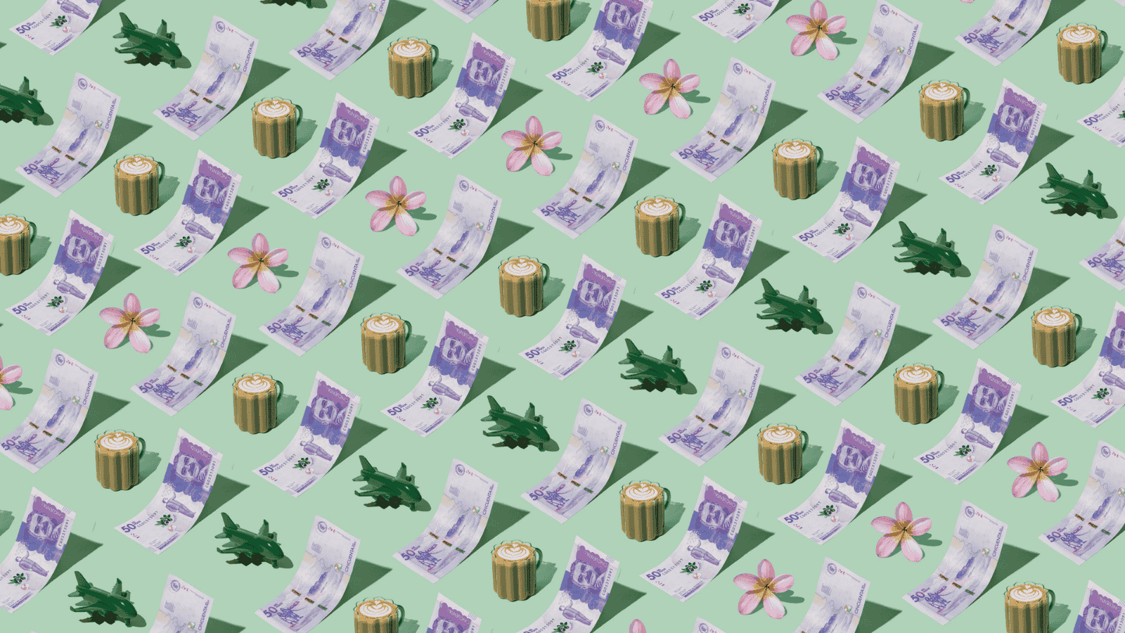 COP-RepeatingPattern-Colombian Peso