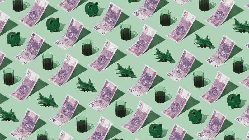 PLN-Polish Currency RepeatingPattern