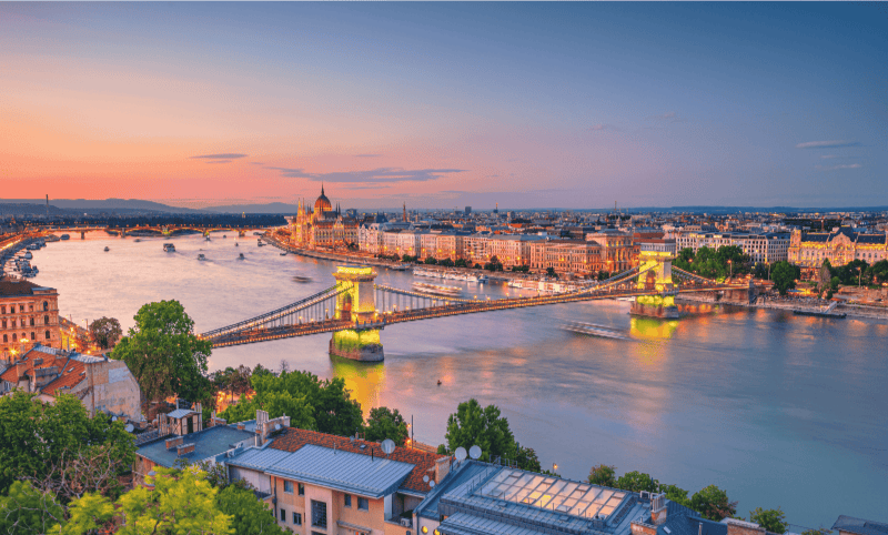 Hungary-Budapest-Dusk