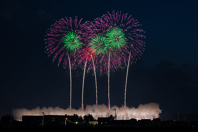 Fireworks in Japan