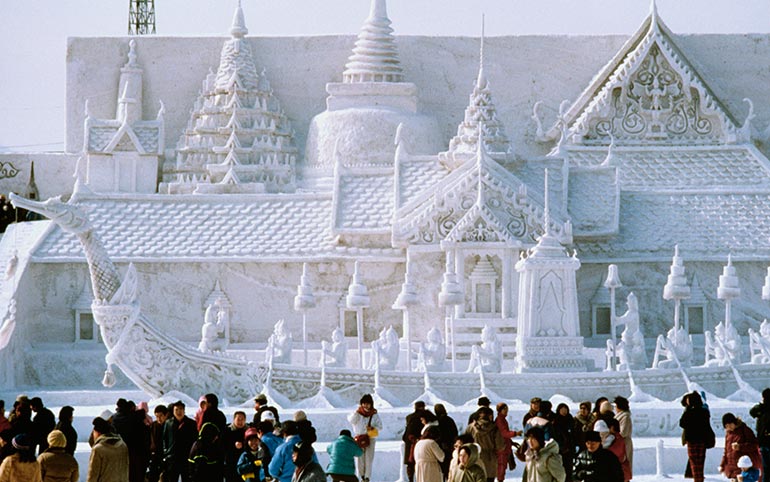 Sapporo ice sculpture