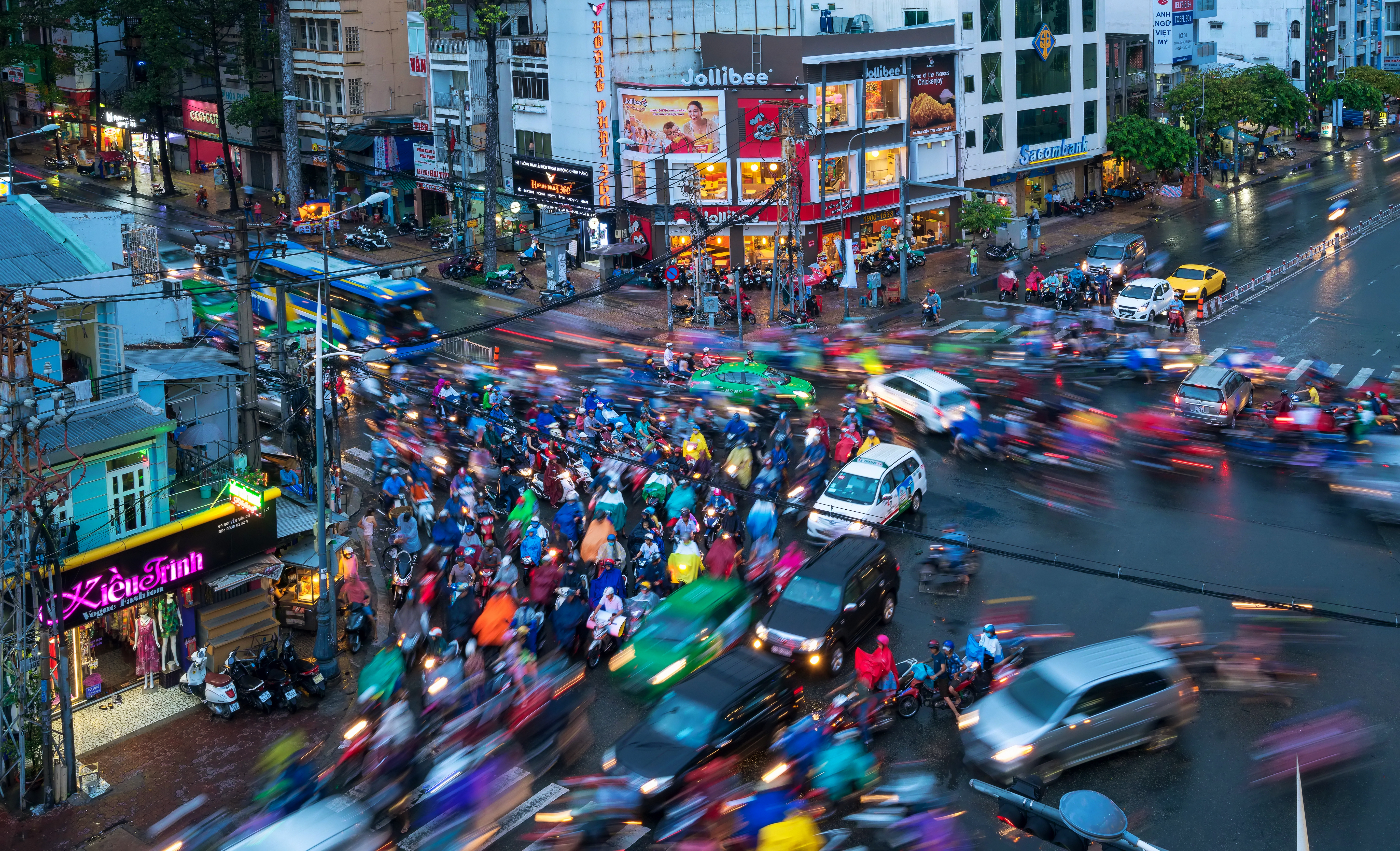 Busy streets of Vietnam 