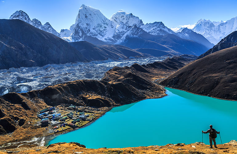 Hiking through the Himalayas 