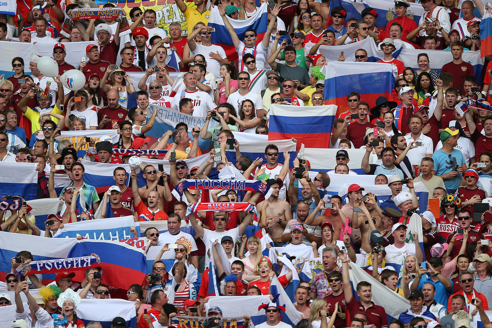 Russian soccer fans