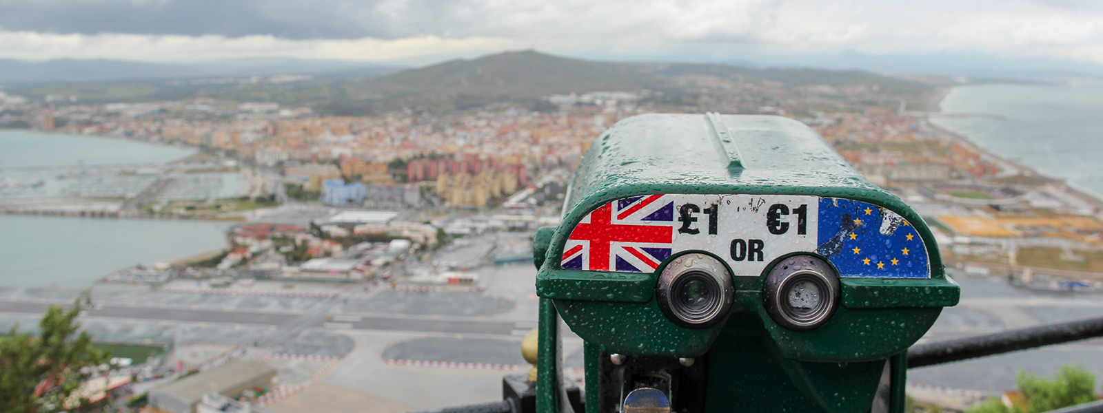 binoculars over UK/Europe view