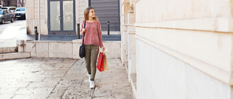 woman shopping