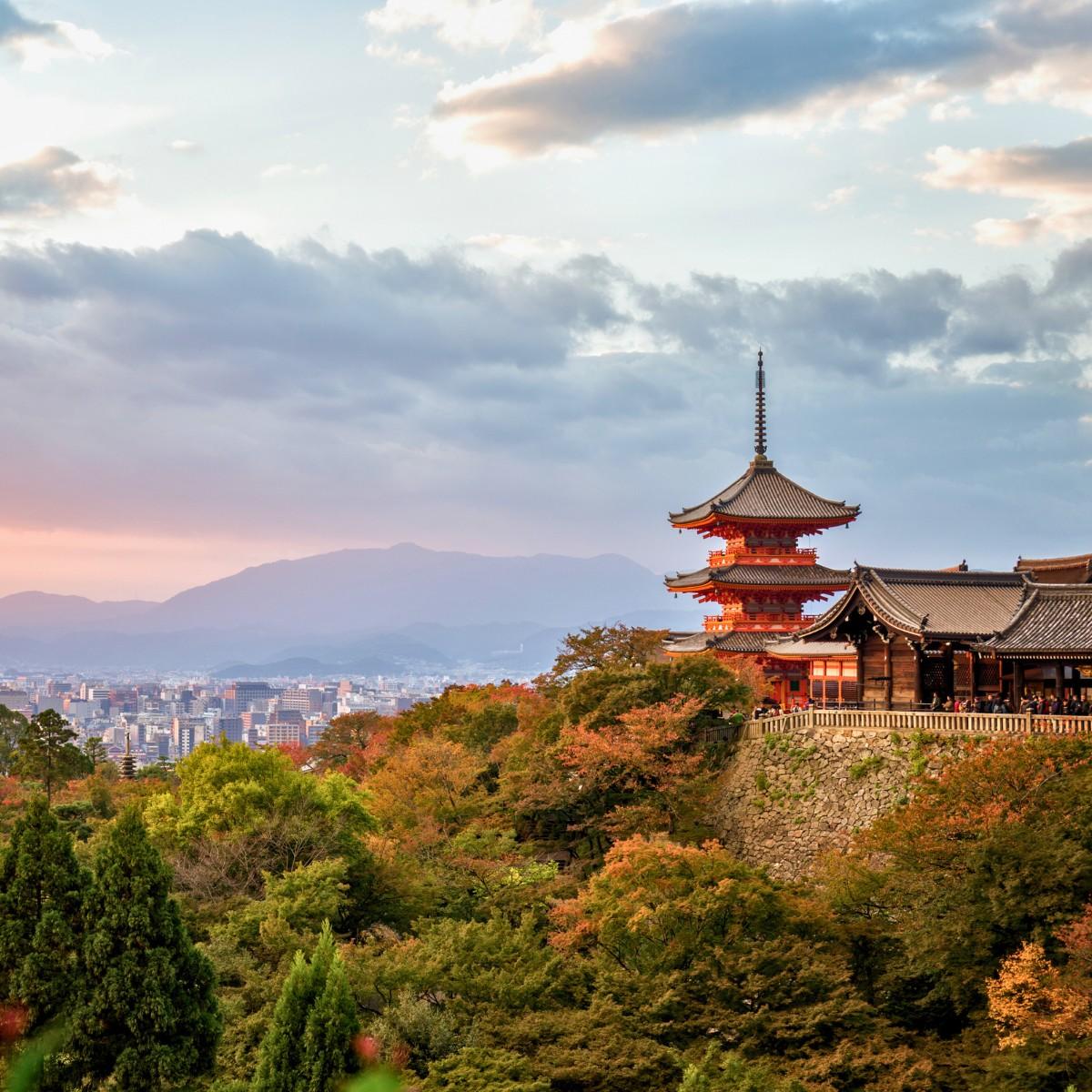A temple in Kyoto