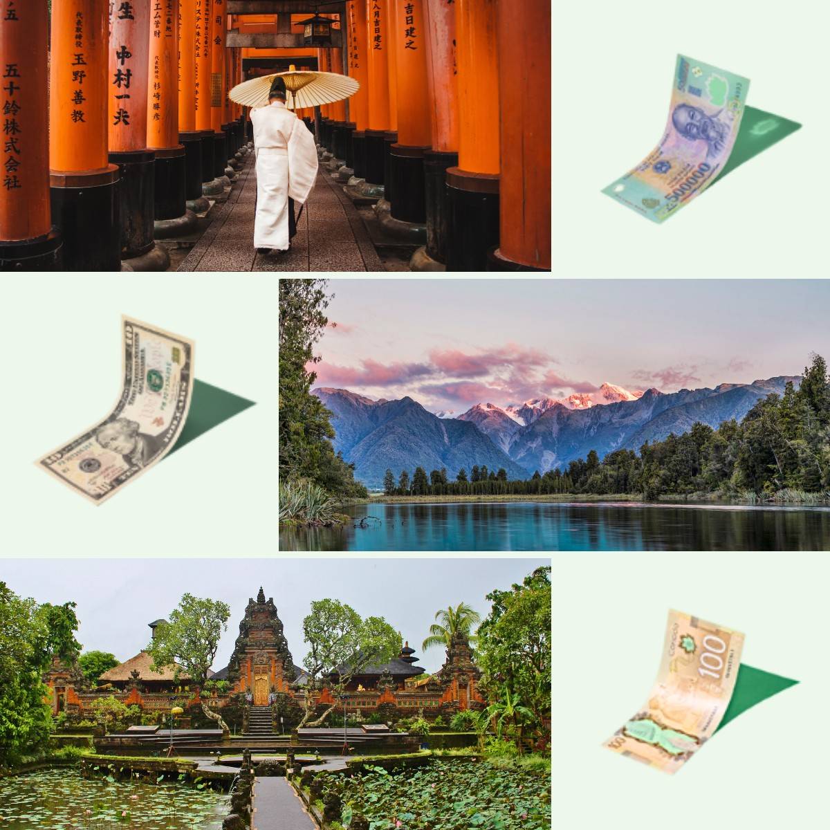 Currency the AUD hit a record high against in September