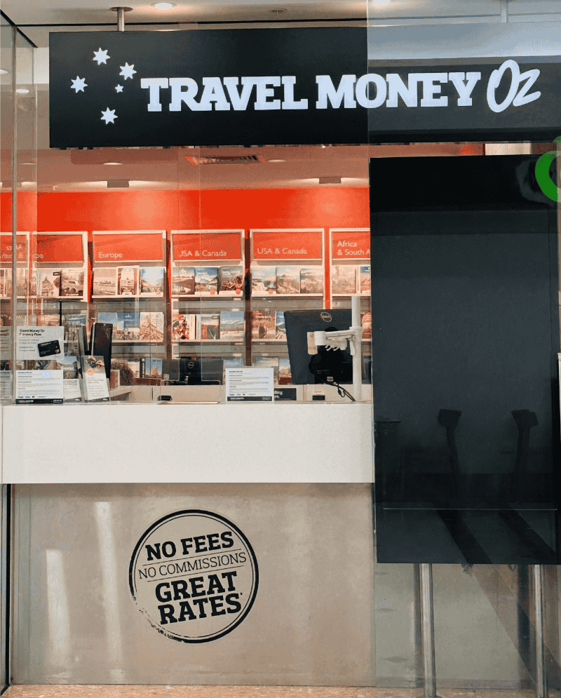 Travel Money Oz - Galleria - Perth - Store Location - Currency Exchange