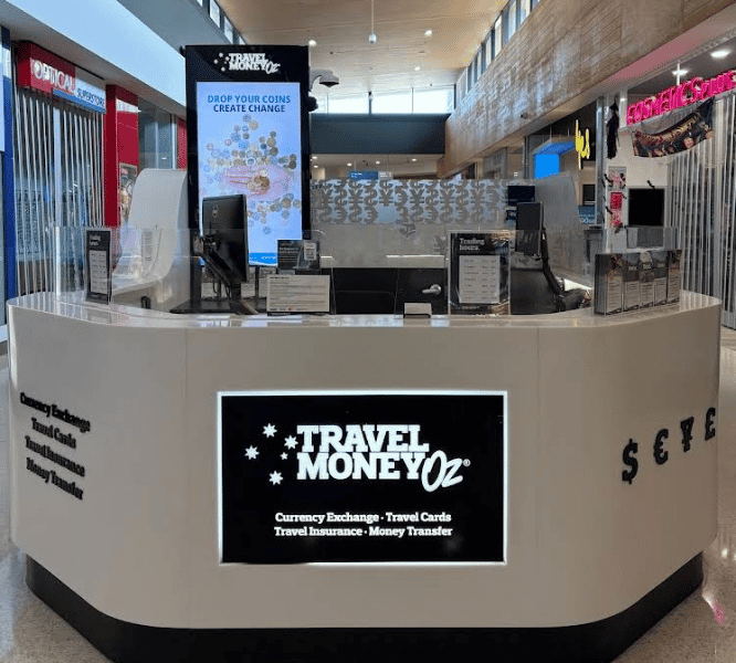 Travel Money Oz Hervey Bay for Currency Exchange