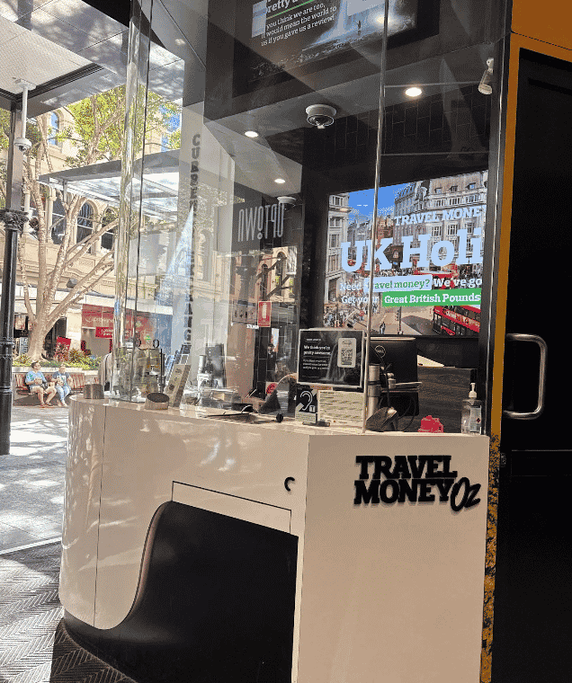 Travel Money Oz Queen Street Mall for Currency Exchange