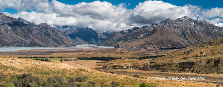 Mount Sunday, Southern Alps Mount Sunday, Southern Alps
