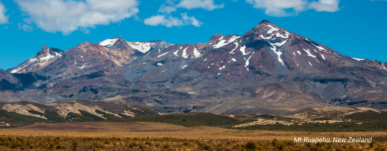 Mt Ruapehu, New Zealand Mt Ruapehu, New Zealand