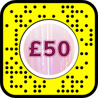Snapcode 50 Pound GBP Note Snapcode 50 Pound GBP Note