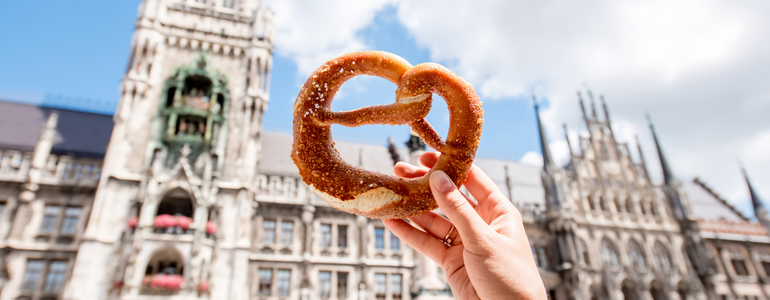 Pretzels in Bavaria, Germany