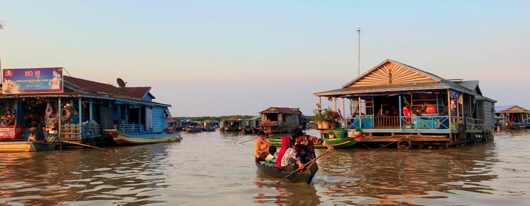 Floating Village in Cambodia. Photograph by Gemma Edwards Floating Village in Cambodia. Photograph by Gemma Edwards