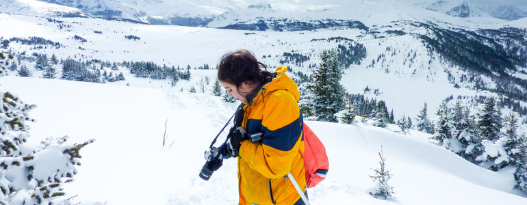 Canada Snowshoeing Camera Canada Snowshoeing Camera