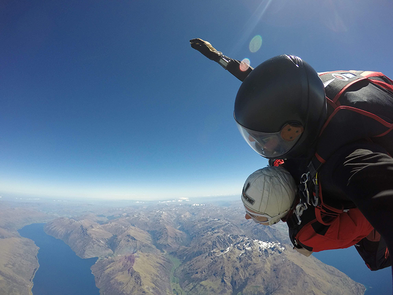 Skydiving in Queenstown