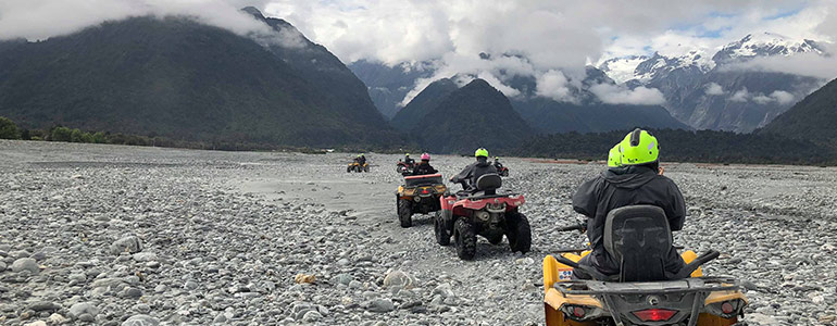 Quad biking in Franz Joseph