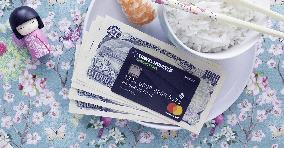 Japanese yen and currency pass