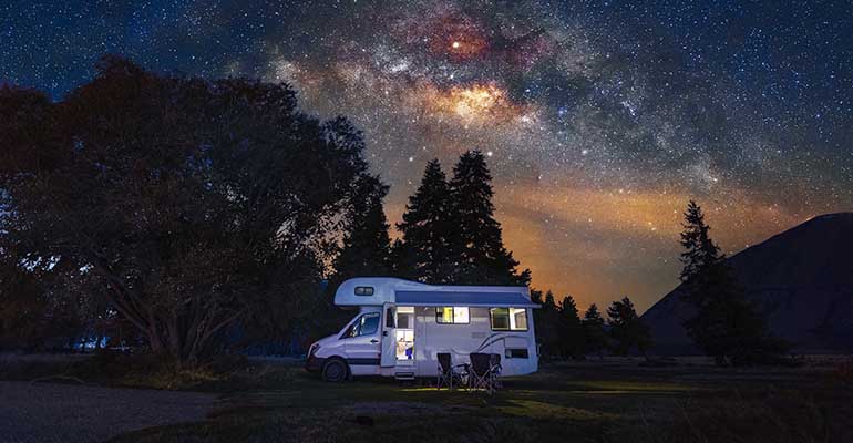 Campervan in New Zealand
