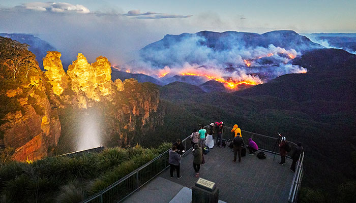 Bushfires in the Blue Mountains