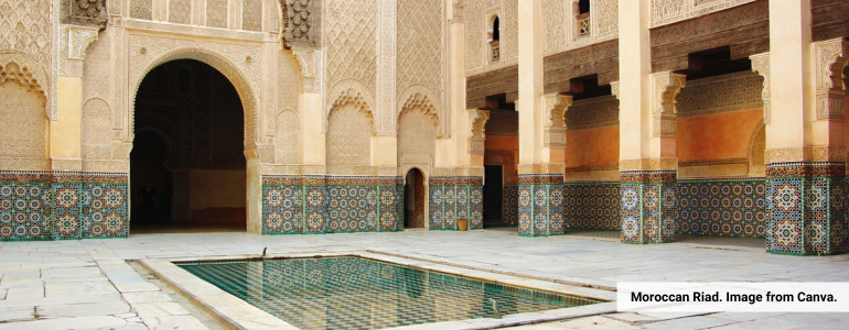 Riad Africa. Still from Channel Nine Travel Guides Riad Africa. Still from Channel Nine Travel Guides