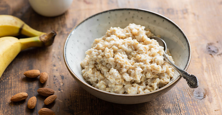 bowl of oats