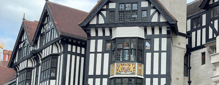Historical buildings spotted in England. Photo by Lily Harris.