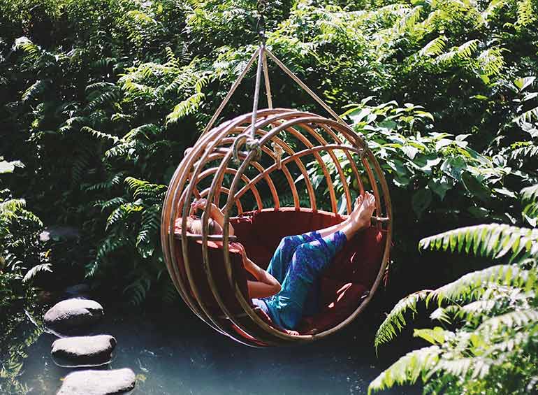 Relaxing in Bali