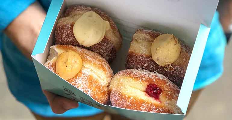 Fresh doughnuts