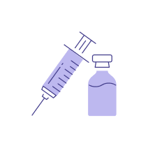 Syringe and vaccine vial
