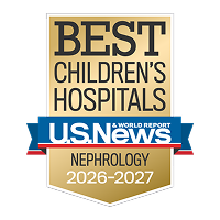 U.S. News & World Report Best Children's Hospitals 2026-2027, nephrology
