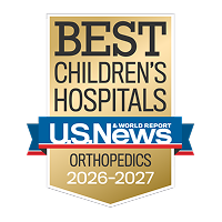 U.S. News & World Report Best Children's Hospitals 2026-2027, orthopedics