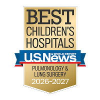 U.S. News & World Report Best Children's Hospitals 2026-2027, pulmonology and lung surgery
