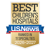 U.S. News & World Report Best Children's Hospitals 2026-2027, ranked in 11 specialties