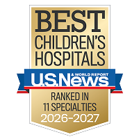U.S. News & World Report Best Children's Hospitals 2026-2027, ranked in 11 specialties